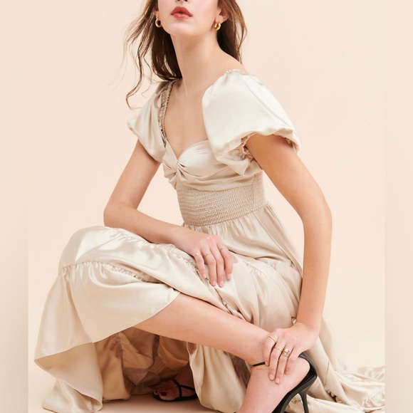 Free People Dresses & Skirts - Free people sundrenched silky maxi dress